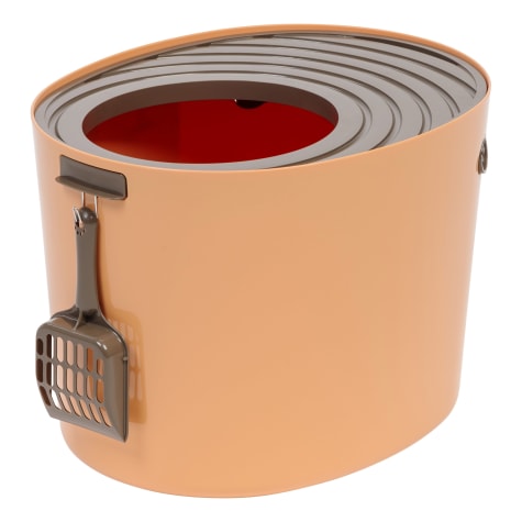 Iris Orange Top Entry Cat Litter Box