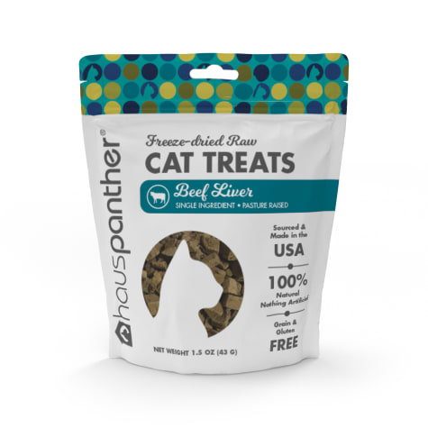 Hauspanther Collection by Primetime Beef Liver Freeze-dried Raw Cat Treats