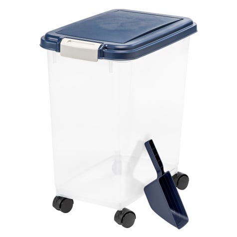 Iris Blue Airtight Pet Food Storage Container