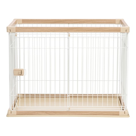 Iris Brown/White Wire Open Pet Pen