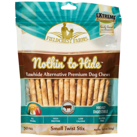 Fieldcrest Farms Nothin' to Hide Twist Stix Beef Flavor Dog Chew