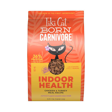 Tiki Cat Born Carnivore Indoor Health Chicken & Turkey Meal Dry Cat Food