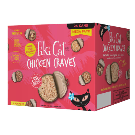 Tiki Cat Chicken Craves Mega Pack Wet Cat Food