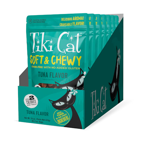 Tiki Cat Soft & Chewy Grain Free Tuna Dry Cat Treats