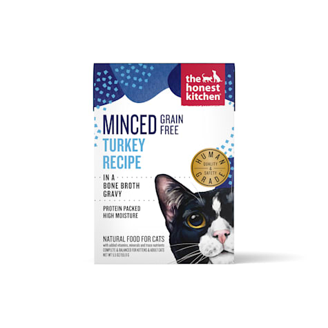 The Honest Kitchen Grain Free Minced Turkey in Bone Broth Gravy Wet Cat Food