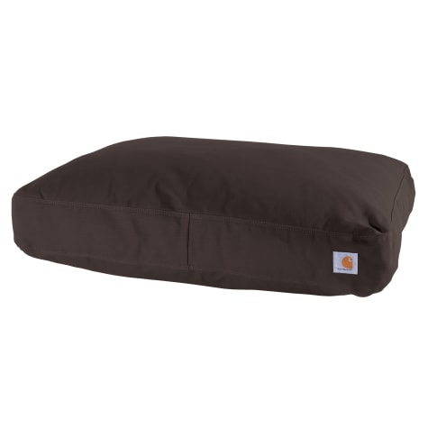 Carhartt Dark Brown Durable Canvas Dog Bed