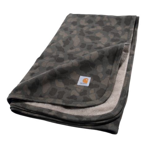 Carhartt Firm Duck Sherpa-Lined Camo Throw for Dogs