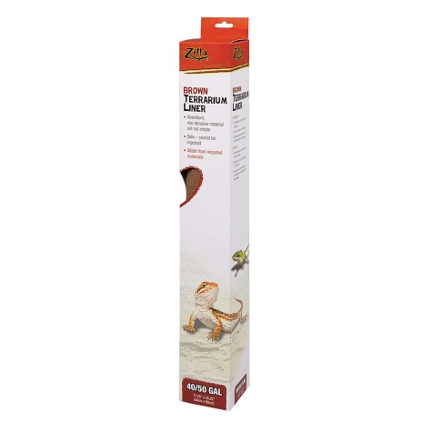 Zilla Brown Reptile Terrarium Liners