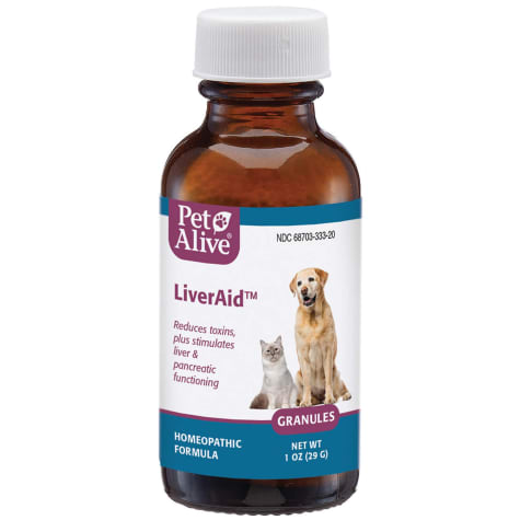PetAlive LiverAid Granules Natural Homeopathic Formula for Liver Gallbladder and pancreatic problems in Cats & Dogs