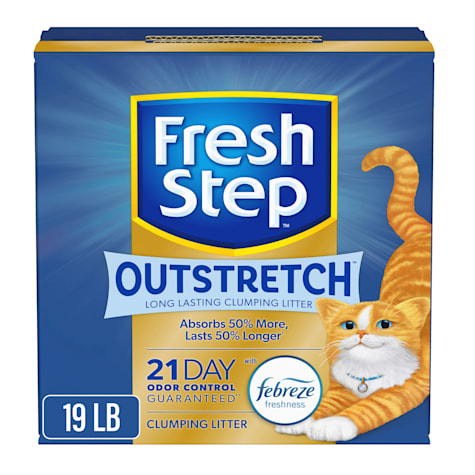 Fresh Step Outstretch Long Lasting Clumping Litter with Febreze Freshness