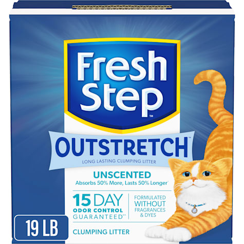 Fresh Step Simply Unscented Outstretch Long Lasting Clumping Cat Litter