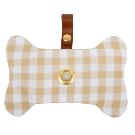 Harry Barker Farmhouse Check Waste Bag Holder for Dogs