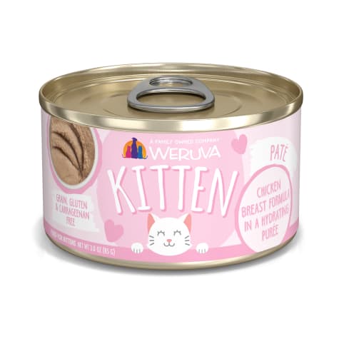 Weruva Kitten Pate Chicken Breast Formula in a Hydrating Puree Wet Cat Food