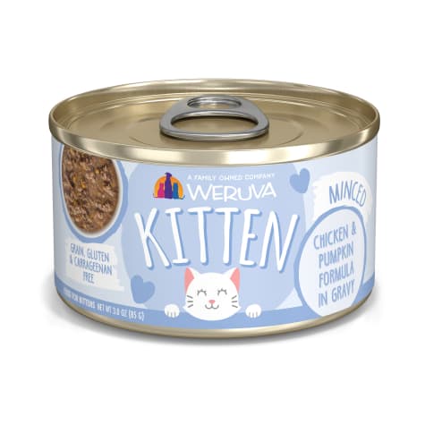 Weruva Kitten Minced Chicken & Pumpkin Formula in Gravy Wet Cat Food