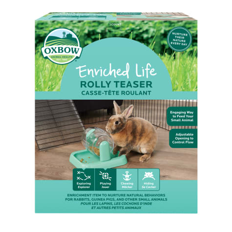 Oxbow Enriched Life Rolly Teaser Food & Treat Dispenser for Guinea Pig