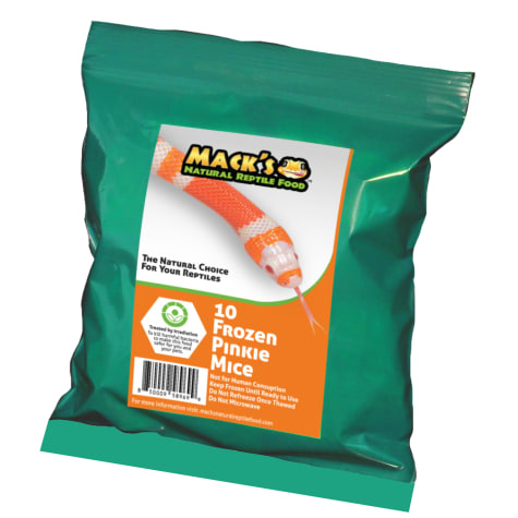 Mack's Natural Reptile Food Frozen Pinkie Mice
