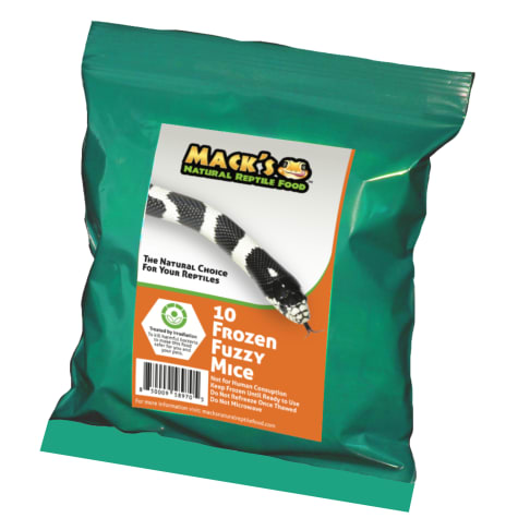 Mack's Natural Reptile Food Frozen Fuzzy Mice
