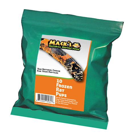 Mack's Natural Reptile Food Frozen Pup Rats