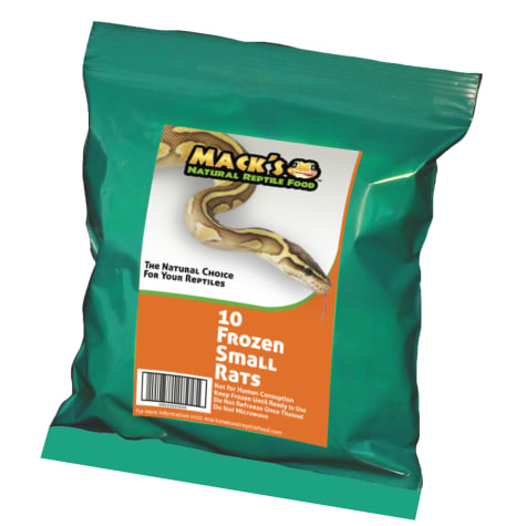 Mack's Natural Reptile Food Frozen Small Rats