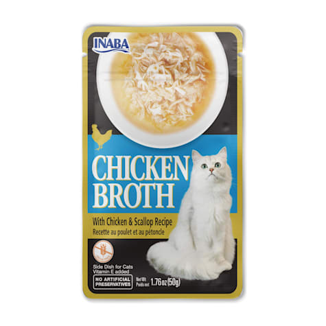 Inaba Chicken Broth with Chicken & Scallop Recipe Cat Treats