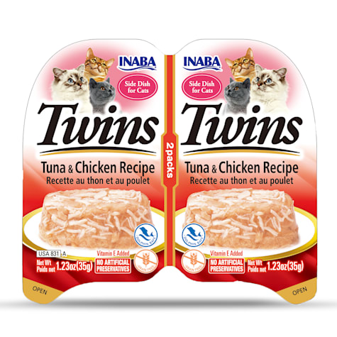 Inaba Twins Tuna & Chicken Recipe Cat Treats