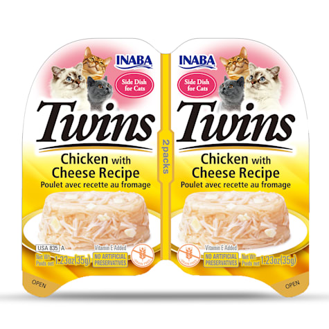 Inaba Twins Chicken with Cheese Recipe Cat Treats