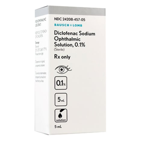 Diclofenac Sodium Ophthalmic Solution 0.1%