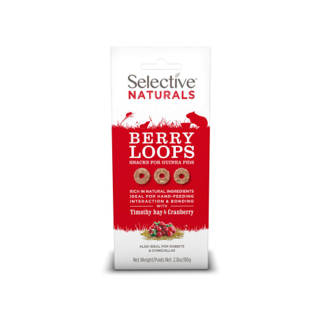 Supreme Science Selective Naturals Berry Loops with Timothy Hay & Cranberry for Guinea Pigs