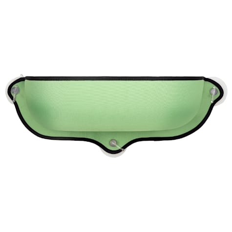 Pet Life Green 'Gravity-Lounge' Suction Cup Kitty Cat Lounger and Bed