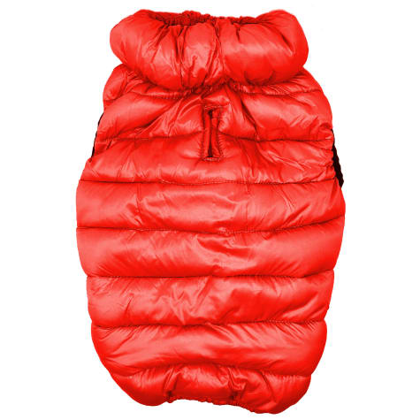 Pet Life Red 'Pursuit' Quilted Ultra-Plush Thermal Dog Jacket