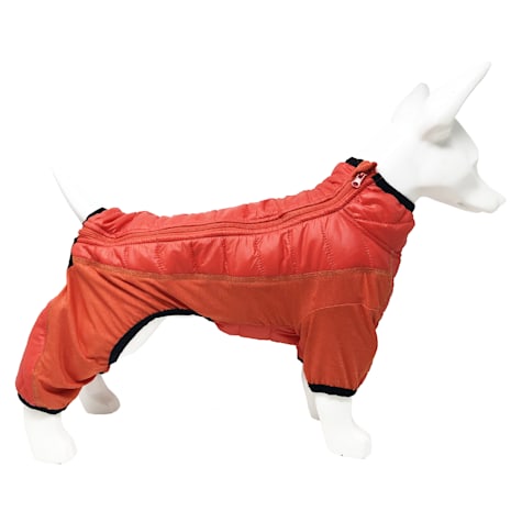 Pet Life Red 'Aura-Vent' Lightweight 4-Season Stretch and Quick-Dry Full Body Dog Jacket