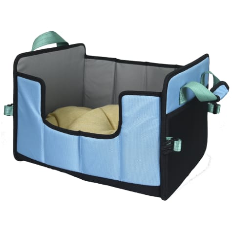 Pet Life Blue 'Travel-Nest' Folding Travel Cat and Dog Bed