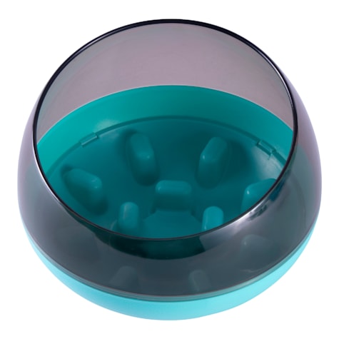 Pet Life Blue 'Tumbowl' Slow Feeding Pet Bowl