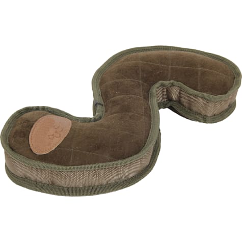 Pet Life Olive Green 'The Outpack' Durable Oxford Nylon and Mesh Squeaking Plush Dog Toy