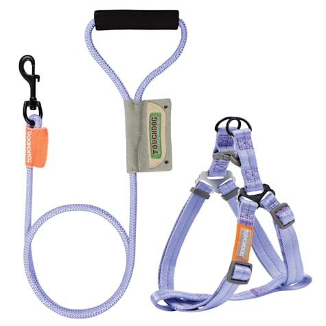 Touchdog 'Macaron' 2-in-1 Durable Nylon Dog Harness and Leash