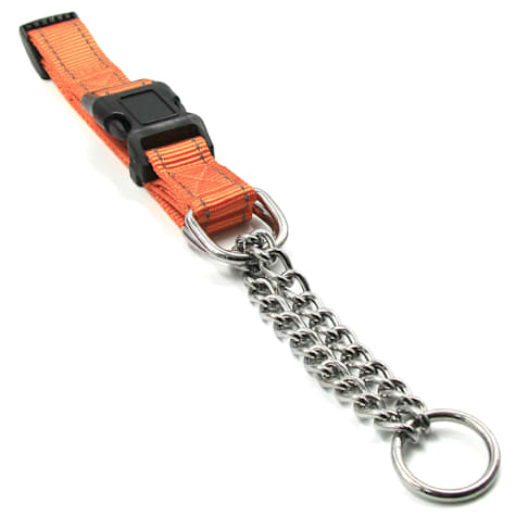 Pet Life 'Tutor-Sheild' Martigale Safety and Training Chain Dog Collar