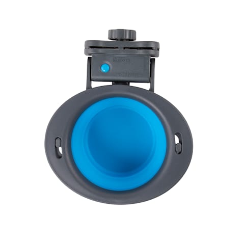 Dexas Pro Blue Collapsible Kennel Bowl for Dogs