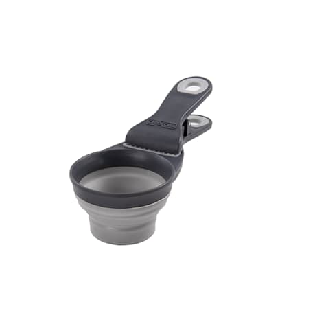 Dexas Light Gray Collapsible KlipScoop for Dogs