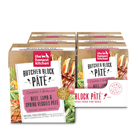 The Honest Kitchen Butcher Block Pate: Beef, Lamb & Spring Veggies Pate Wet Dog Food
