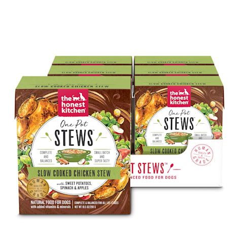 The Honest Kitchen One Pot Stews: Slow Cooked Chicken Stew with Sweet Potato, Spinach & Apples Wet Dog Food