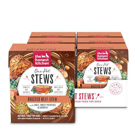 The Honest Kitchen One Pot Stews: Roasted Beef Stew with Kale, Sweet Potatoes & Carrots Wet Dog Food
