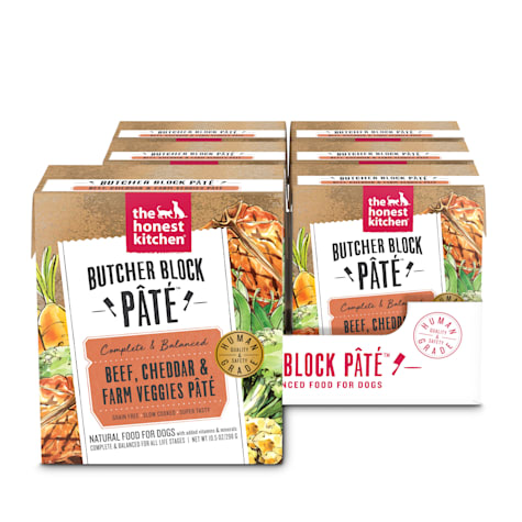 The Honest Kitchen Butcher Block Pate: Beef, Cheddar & Farm Veggies Pate Wet Dog Food