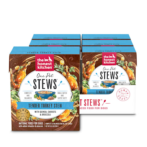The Honest Kitchen One Pot Stews: Tender Turkey Stew with Quinoa, Carrots & Broccoli Wet Dog Food