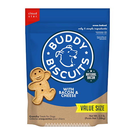 Buddy Biscuits Bacon & Cheese Crunchy Dog Treats