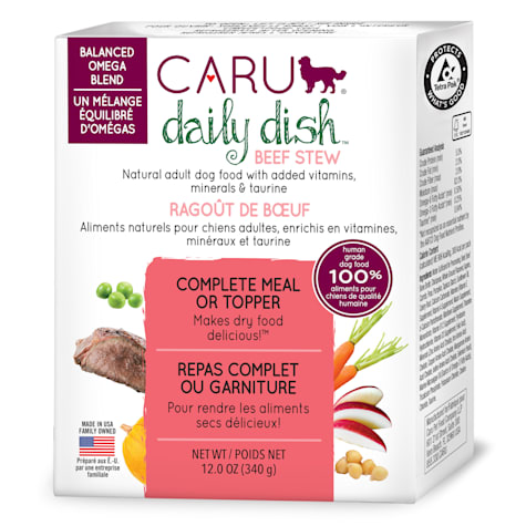 CARU Daily Dish Beef Stew Wet Dog Food