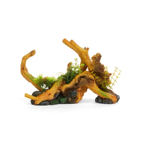 Imagitarium Driftwood with Plants and Stones