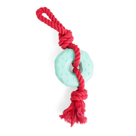 Leaps & Bounds Donut Tug Dog Toy