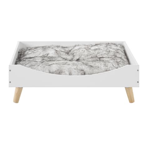 Sam's Pets Chauncy White Cat Bed