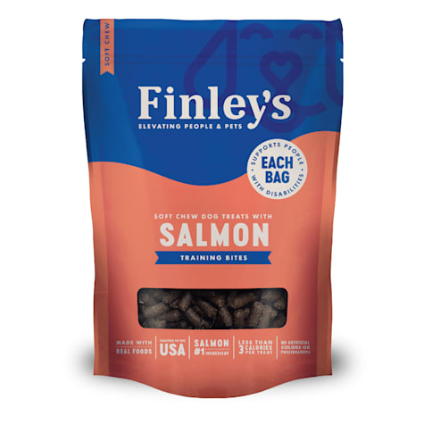 Finley's Salmon Recipe Soft Chew Training Bite Dog Treats