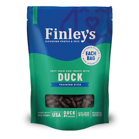 Finley's Duck Recipe Soft Chew Training Bite Dog Treats